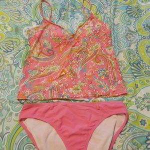 EUC Chaps Tankini Size 14